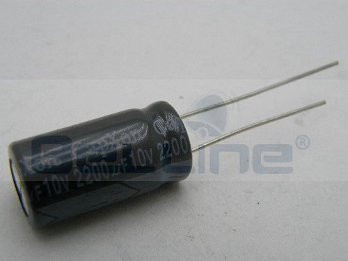 קבל אלקטרוליט 2200UF/10V