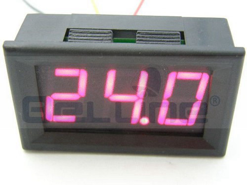 מודד פאנל DC 0-99V תצוגה דיגיטלית