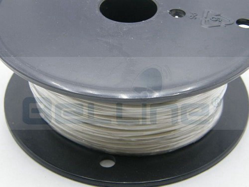 חוט רב גידי מצופה בדיל, צבע לבן 24AWG מחיר לגליל 100מטר
