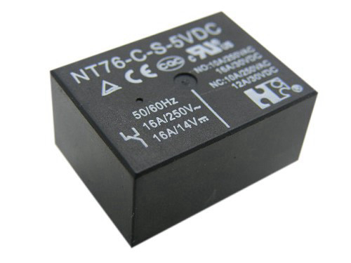 ממסר 5V 1XC.O מיתוג עד 16A