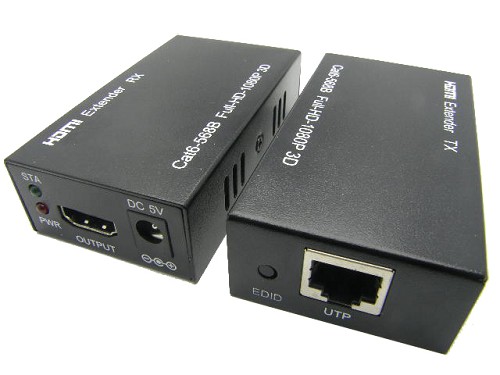 מאריך טווח HDMI על גבי כבל רשת עד 120 מטר