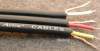 כבל מסוכך 3X3.6MM AV AVTEK שטוח שחור