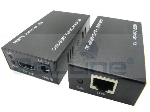 מאריך טווח HDMI על גבי כבל רשת עד 50 מטר