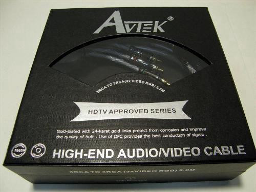 כבל 3RCA-3RCA מקצועי RGB 3M