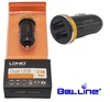 מטען עם 2 יציאות USB חיבור לשקע מצית ברכב LDNIO