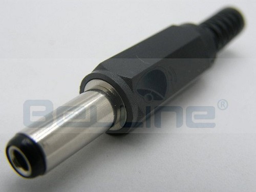 תקע 2.5mm DC על חוט