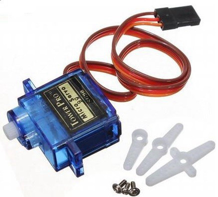 מנוע מיקרו סרוו 360 מעלות לבקר ארדואינו 1.6kg/cm max