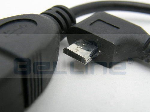 כבל OTG שקע USB לתקע מיקרו USB