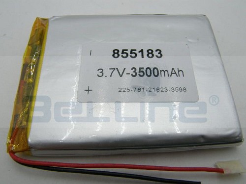 סוללה נטענת 3.7V 3500mA ליתיום פולימר