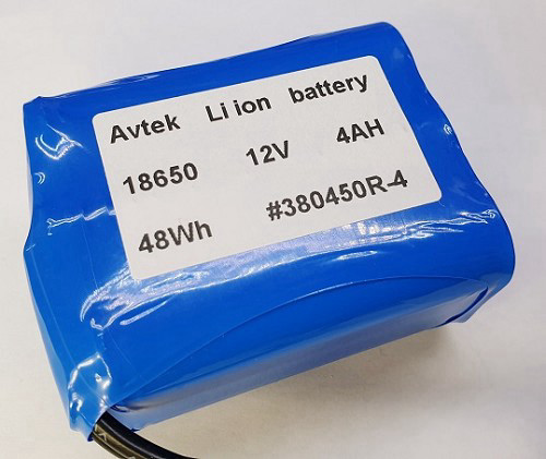 סוללה נטענת ליתיום יון 12v 4000mA