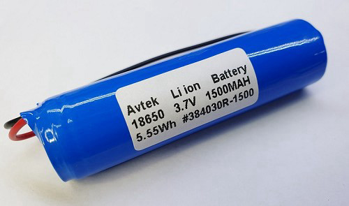 סוללה נטענת ליתיום יון 3.7v 1500mA