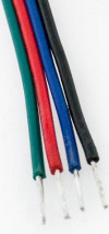 כבל שטוח 4 גידים לחיבור לד RGB
