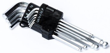 סט מפתחות אלן כדורי 10 יחידות ROHER TOOLS