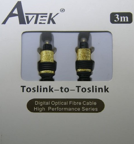 כבל אופטי AVTEK CABELS TOSH-TOSH 3M