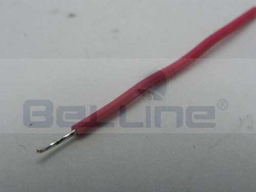 חוט רב גידי מצופה בדיל, צבע אדום 24AWG מחיר למטר