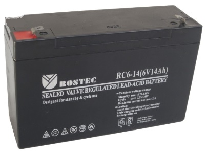 סוללה נטענת LEAD ACID 6V 14A