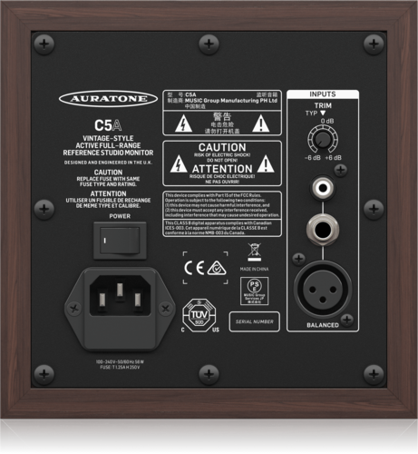 זוג מוניטורים רפרנס אולפניים מדגם Auratone C5A