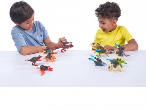 כדור מסתורין דינו סטרייק  - דינוזאור בהפתעה עם 5 אקססוריז נוספים