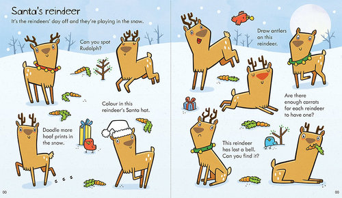 חוברת פעילות לילדים צעירים - כריסמס