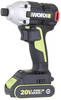 מברגת אימפקט Worx WU290.1 כולל 2 סוללות 