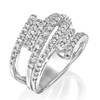 טבעת יהלומים מלכותית 1.0ct זהב 14K