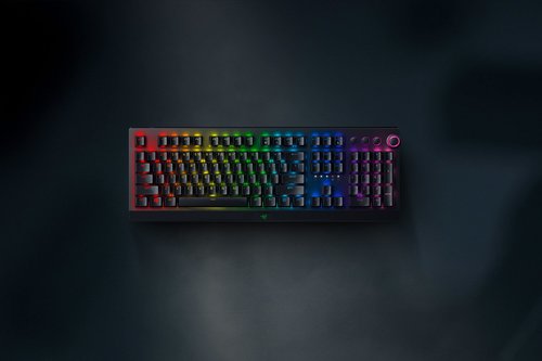 מקלדת מכאנית רייזר RAZER BlackWidow V3 Green Switch  