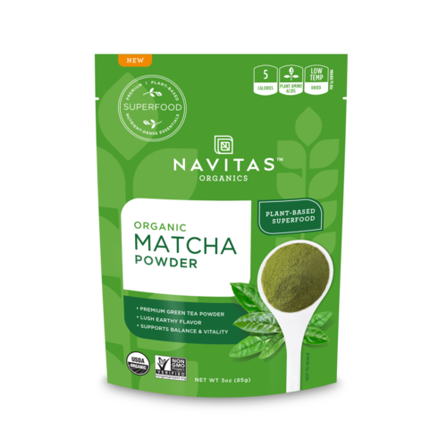 אבקת מאצ'ה אורגנית 85 גרם - NAVITAS ORGANICS
