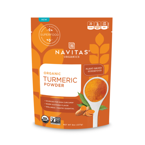 אבקת כורכום אורגני 227 גרם - NAVITAS ORGANICS