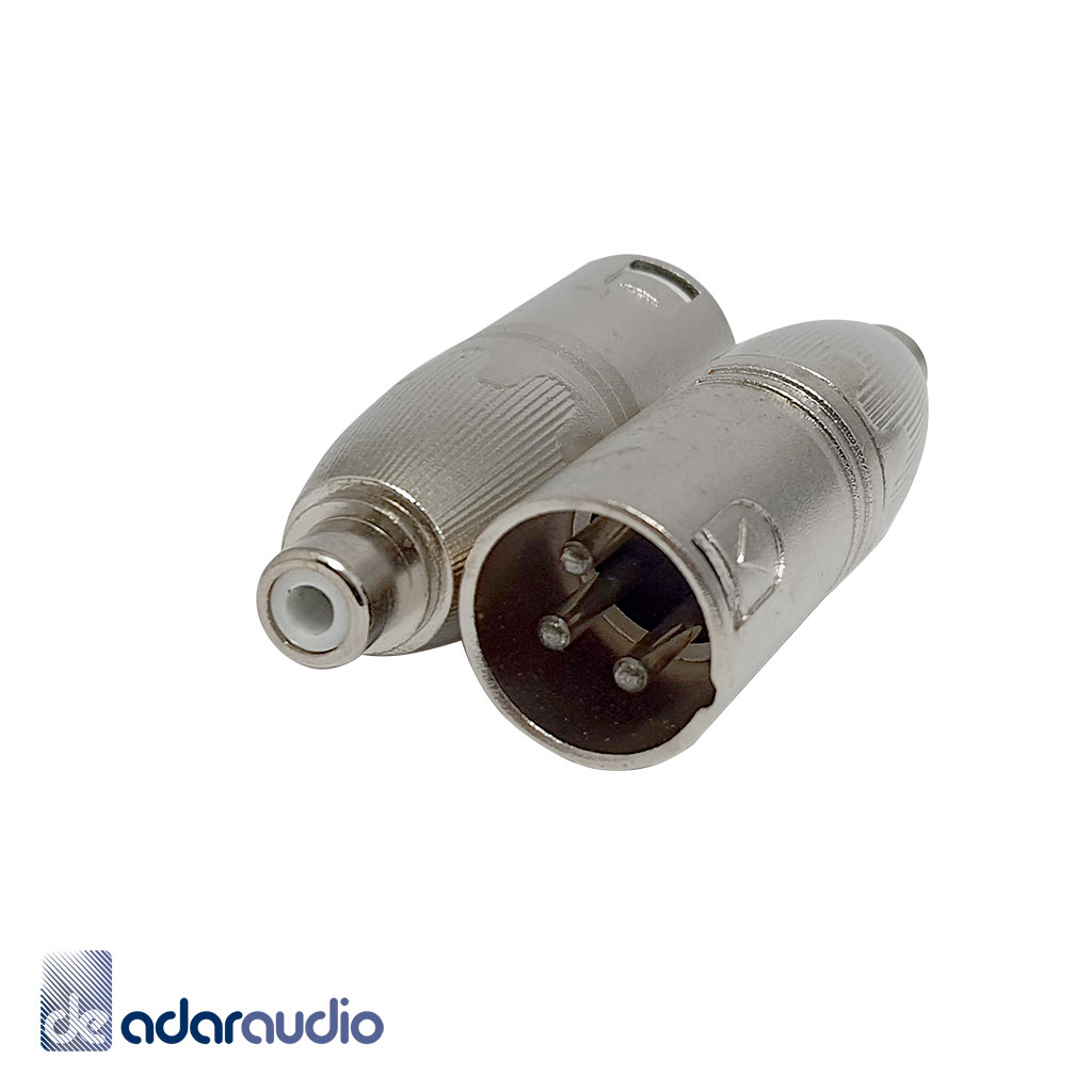 מתאם XLR זכר לRCA נקבה