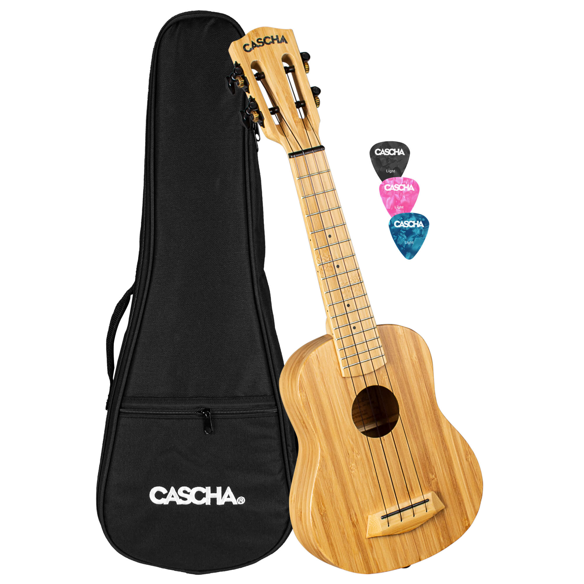 יוקללה קונצרט CASCHA BAMBOO NATURAL HH2313