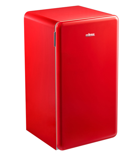  מקרר משרדי ג'נרל דגם GE93R רטרו אדום  GENERAL