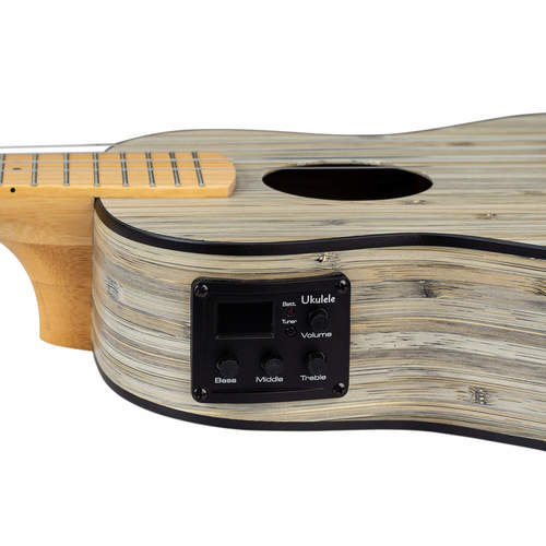 יוקללה מוגברת טנור CASCHA BAMBOO GRAPHITE HH2317E