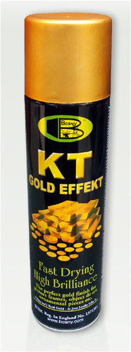 ספריי צבע מתכתי KT GOLD EFFECT 200cc