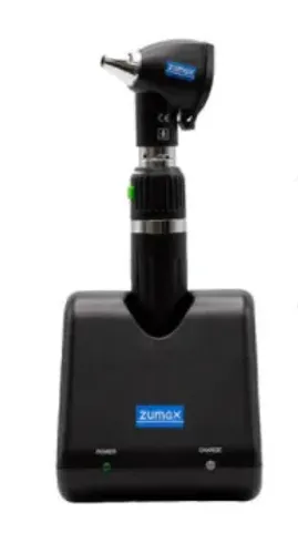 סט הכולל: ראש אופטלמוסקופ 3.5V תוצרת חברת ZUMAX בעל תאורת LED ומטען שולחני ZUMAX זומקס