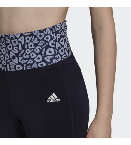 מכנסי טייץ אדידס לנשים - Adidas W FARM FB TIG legend ink - אלוף ספורט