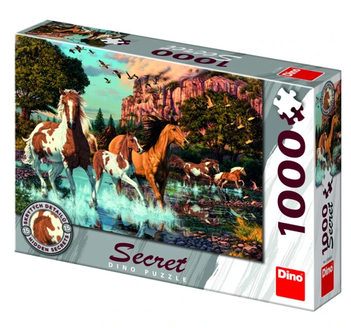 פאזל 1000- 7406 - סוסים דוהרים