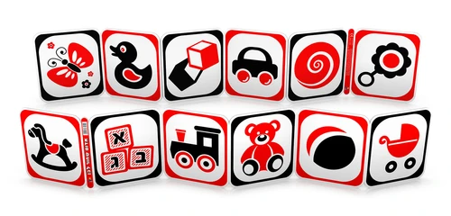הרמוניקה- אדום שחור לבן
