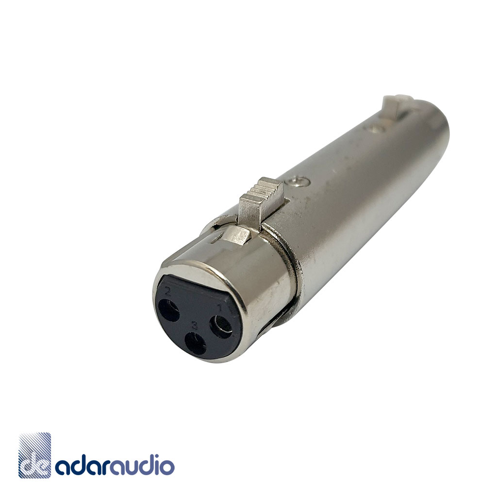 מתאם XLR נקבה ל XLR נקבה