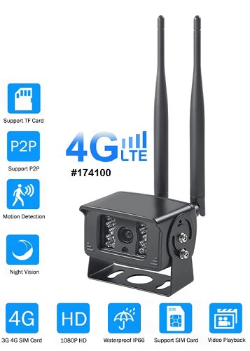 מצלמה סלולר HD CAMHI 3.6MM 2MP 4G לתנאי פנים וחוץ