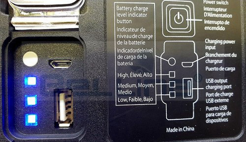 פנס פרוזקטור לד נטען 10W סוללה 4400mA