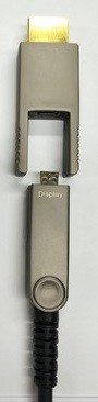 כבל HDMI אופטי באורך 80 מטר צד אחד פריק