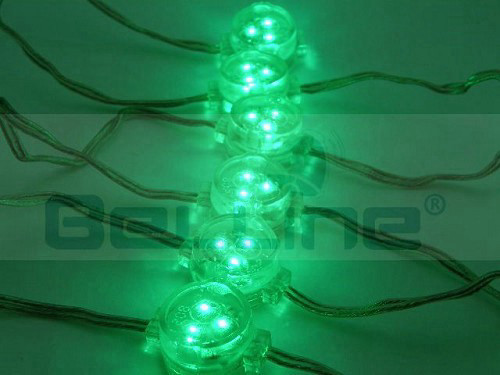 שרשרת לדים אטומי מים IP68 צבע ירוק