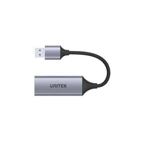 מתאם רשת Unitek U1309A USB 3.0 Gigabit Ethernet אלומיניום