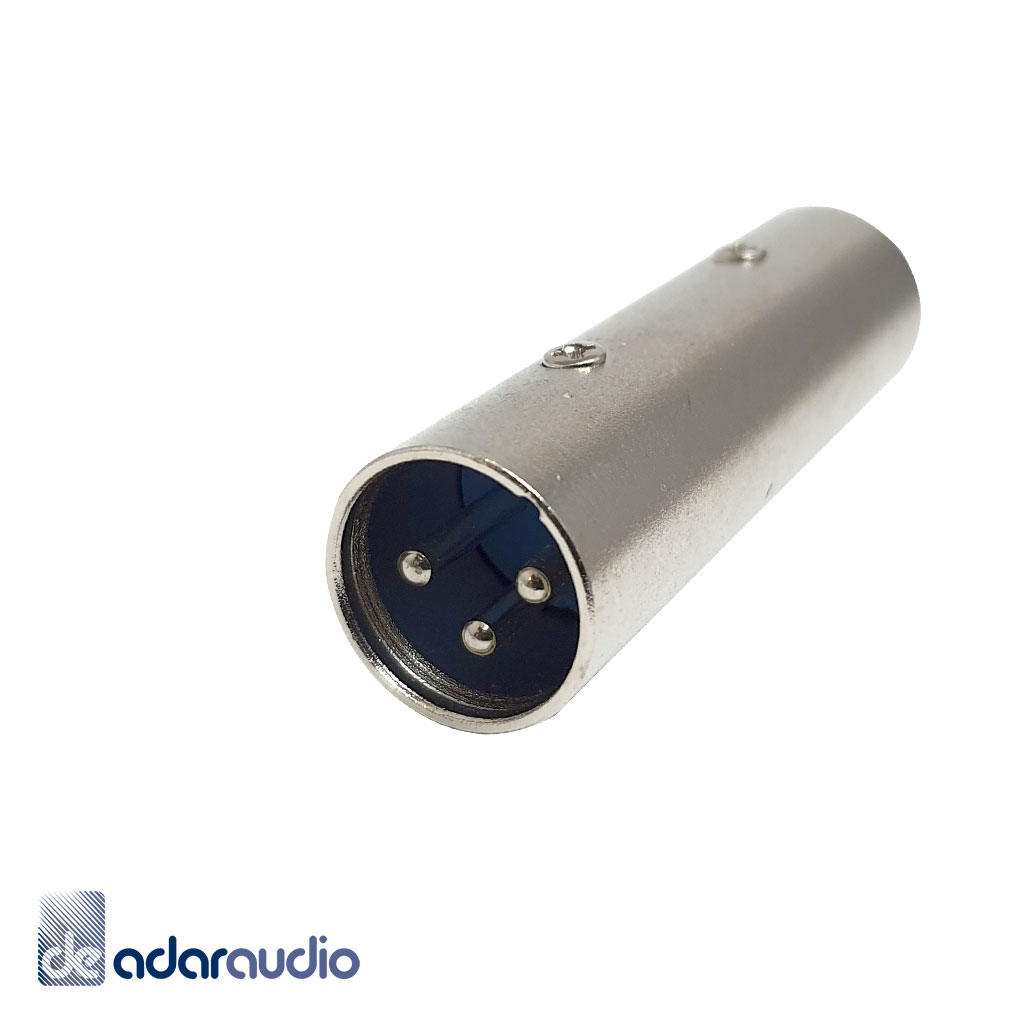 מתאם XLR זכר ל XLR זכר