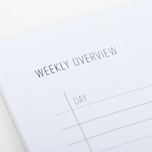 פלנר שבועי Weekly Overview