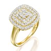 טבעת יהלומים מלכותית 1.0ct זהב 14K