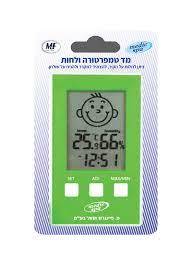 מד טמפרטורה ולחות צבע ירוק MEDIC SPA