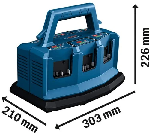 עמדת טעינה 6 כניסות Bosch Professional Gal 18V6-80