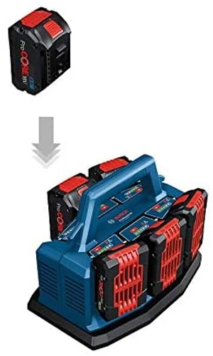 עמדת טעינה 6 כניסות Bosch Professional Gal 18V6-80