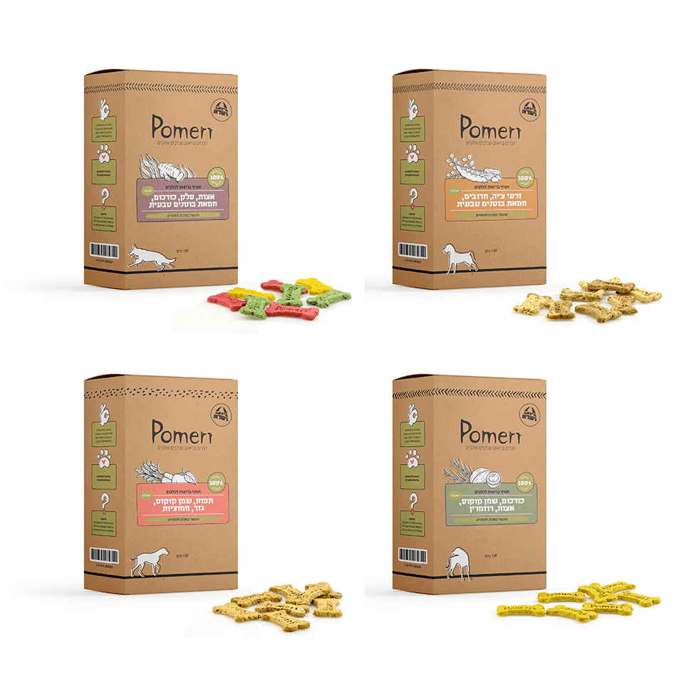 4 חטיפי בריאות Pomeri